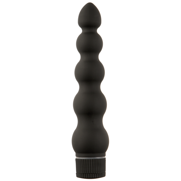 Black Magic 7 inches Ribbed Vibrator