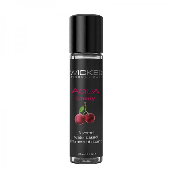 Wicked Aqua Flavored Lubricant Cherry 1oz